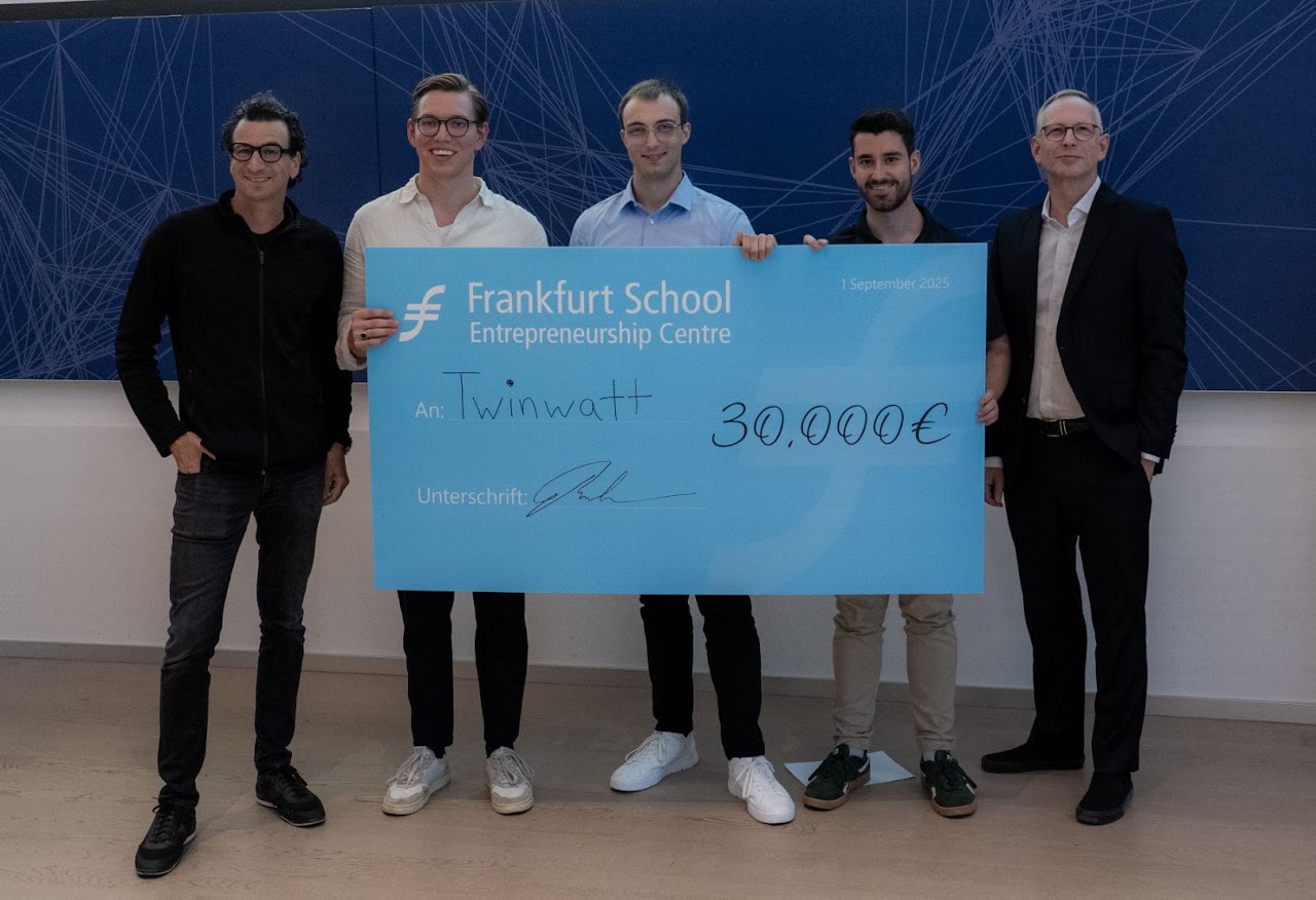 Preisverleihung Frankfurt School
